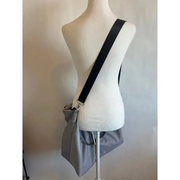 Madden Girl Nylon
Weekender Travel Large Tote Bag Gray and Black - Picture 2 of 11